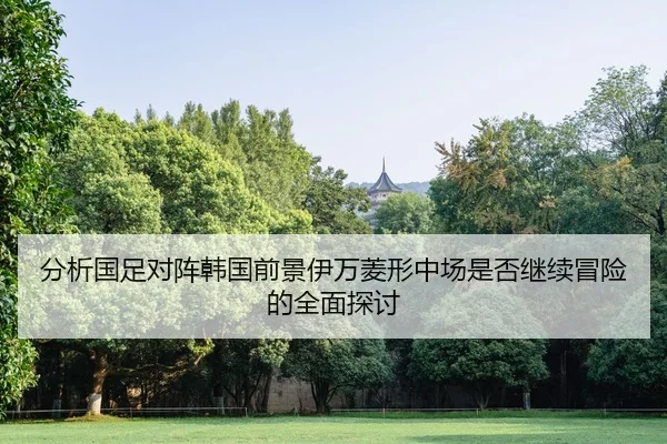 分析国足对阵韩国前景伊万菱形中场是否继续冒险的全面探讨