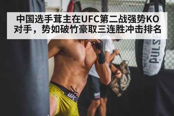 中国选手茸主在UFC第二战强势KO对手，势如破竹豪取三连胜冲击排名